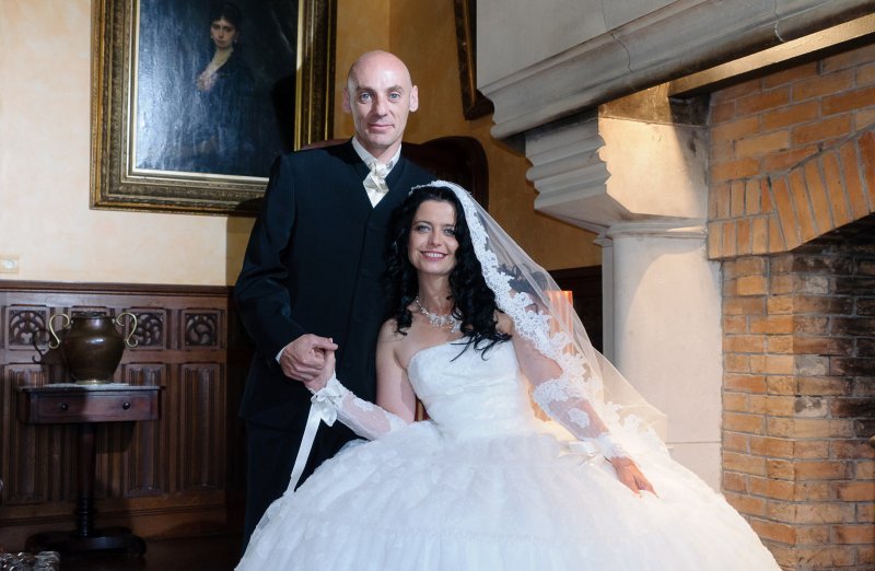 Béatrice et Michel au Château de Crazannes