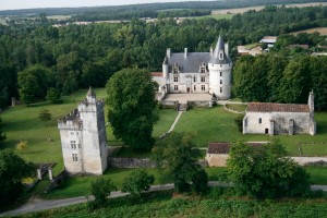 Chateau de Crazannes Réception Vue du ciel